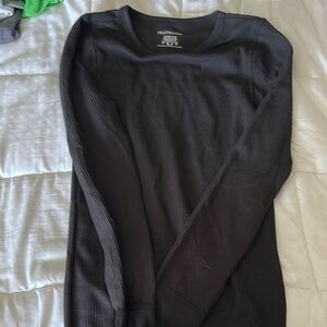 Fruit of the Loom Black Long Sleeve Shirt
